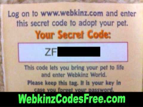 free webkinz codes